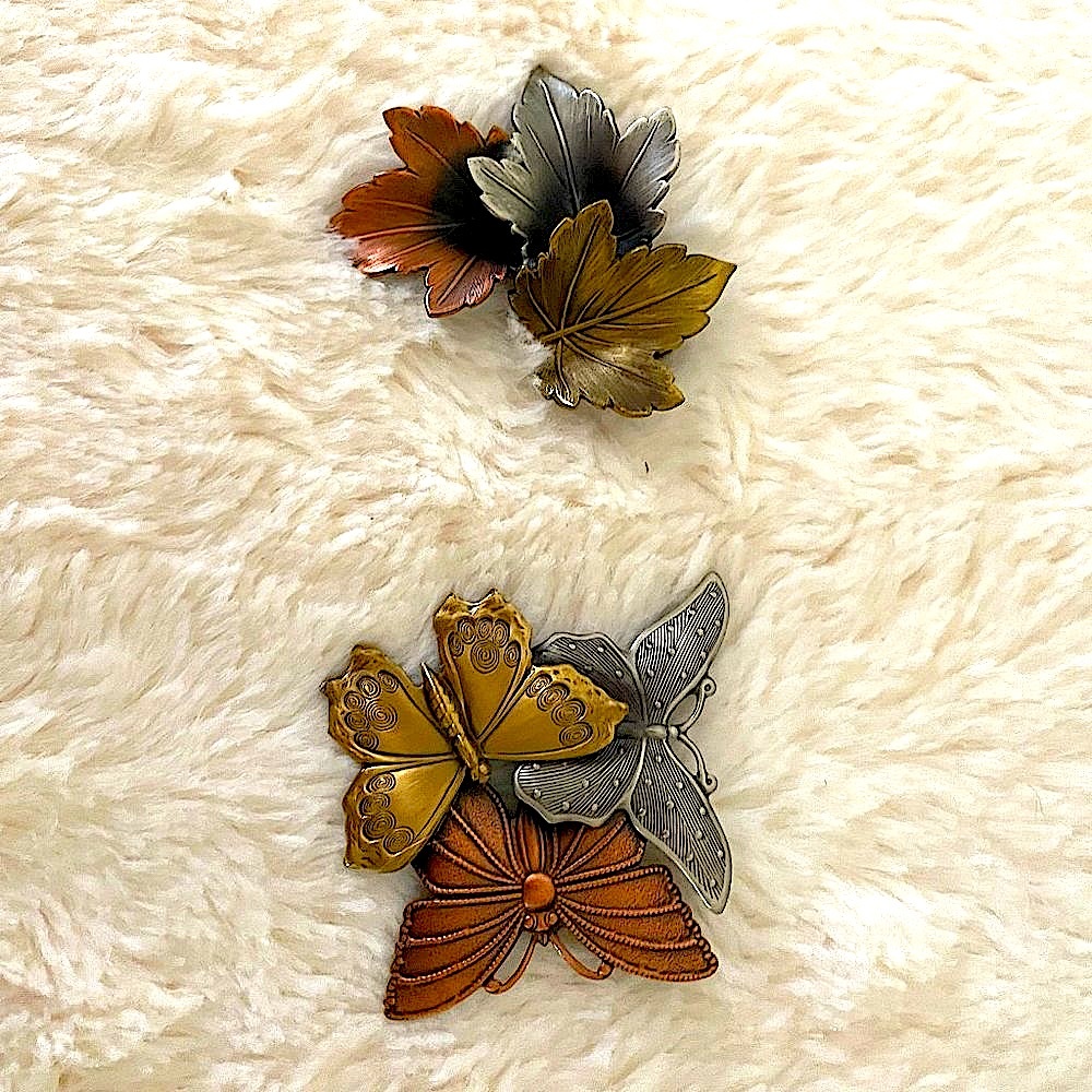 PRICE DROP - Fall brooches